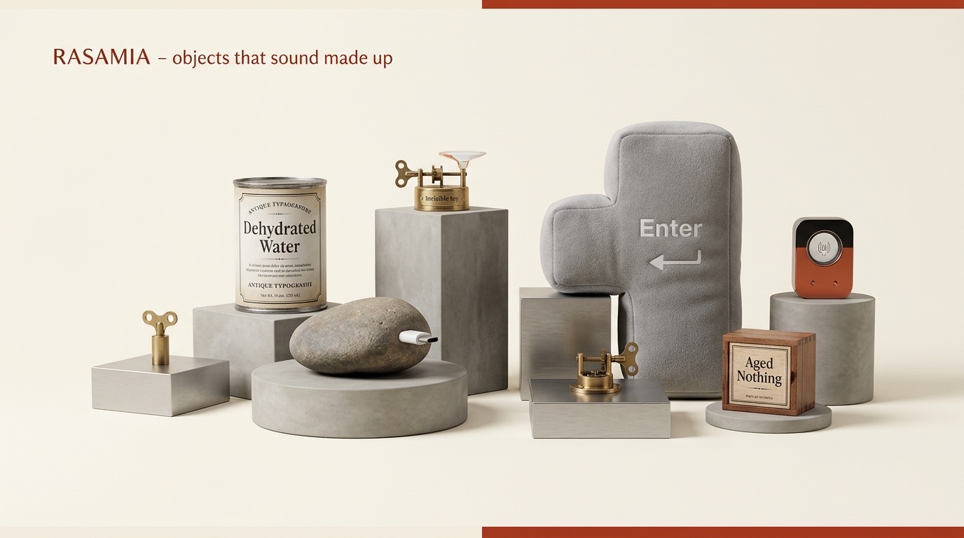 RASAMIA — objects that sound made up